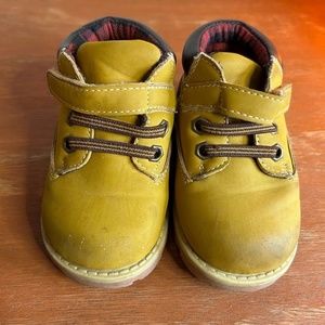 GARANIMALS Timerland Style Little Boots Velcro Strap Toddler Boy Size 5 (1363)